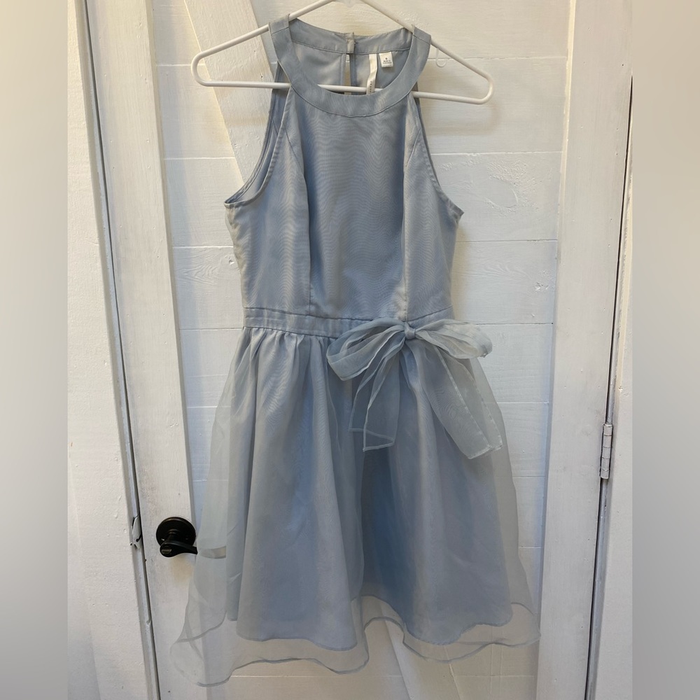 Lauren Conrad light blue short formal dress